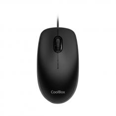 MOUSE RATON COOLBOX USB 01 1600 DPI NEGRO