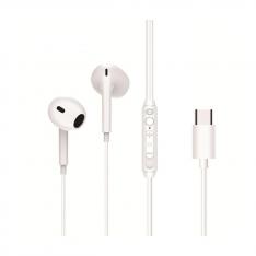 AURICULAR INTRAUDITIVO USB-C CONCEPTRONIC BRENDAN02W MICROFONO 1.2M BLANCO