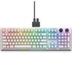 TECLADO DELL ALIENWARE TRI-MODE WIRELESS GAMING AW920K INALAMBRICO INGLES BLANCO