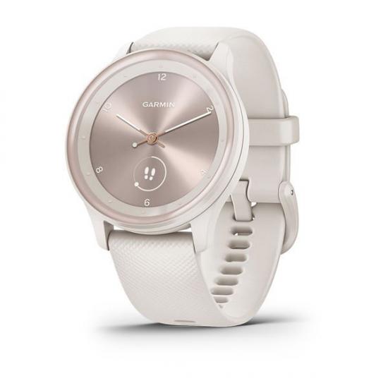 Garmin Lily ™, reloj inteligente GPS pequeño con pantalla táctil y lente  estampada, oro claro y blanco – BrookPad