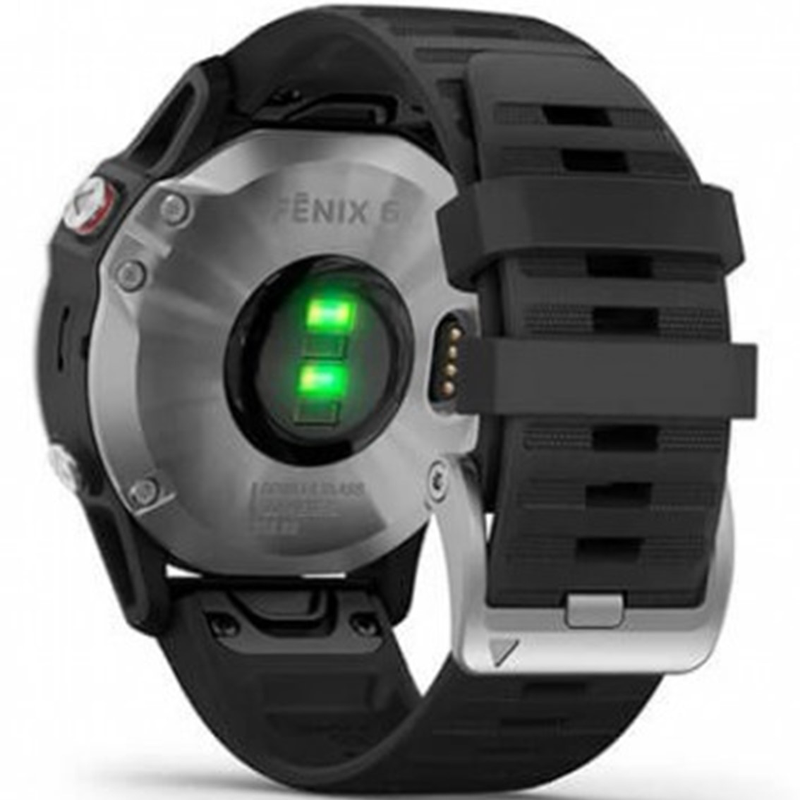 Garmin Fenix 6 Silver W/black Band - Gps | Nencini Sport