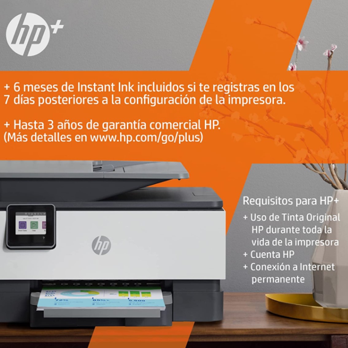 Multifuncion Hp Inyeccion Color Officejet Pro 9010e Fax/ A4/ 22ppm/ Usb/  Red/ Wifi/ Duplex Todas Las Funciones | Dynos