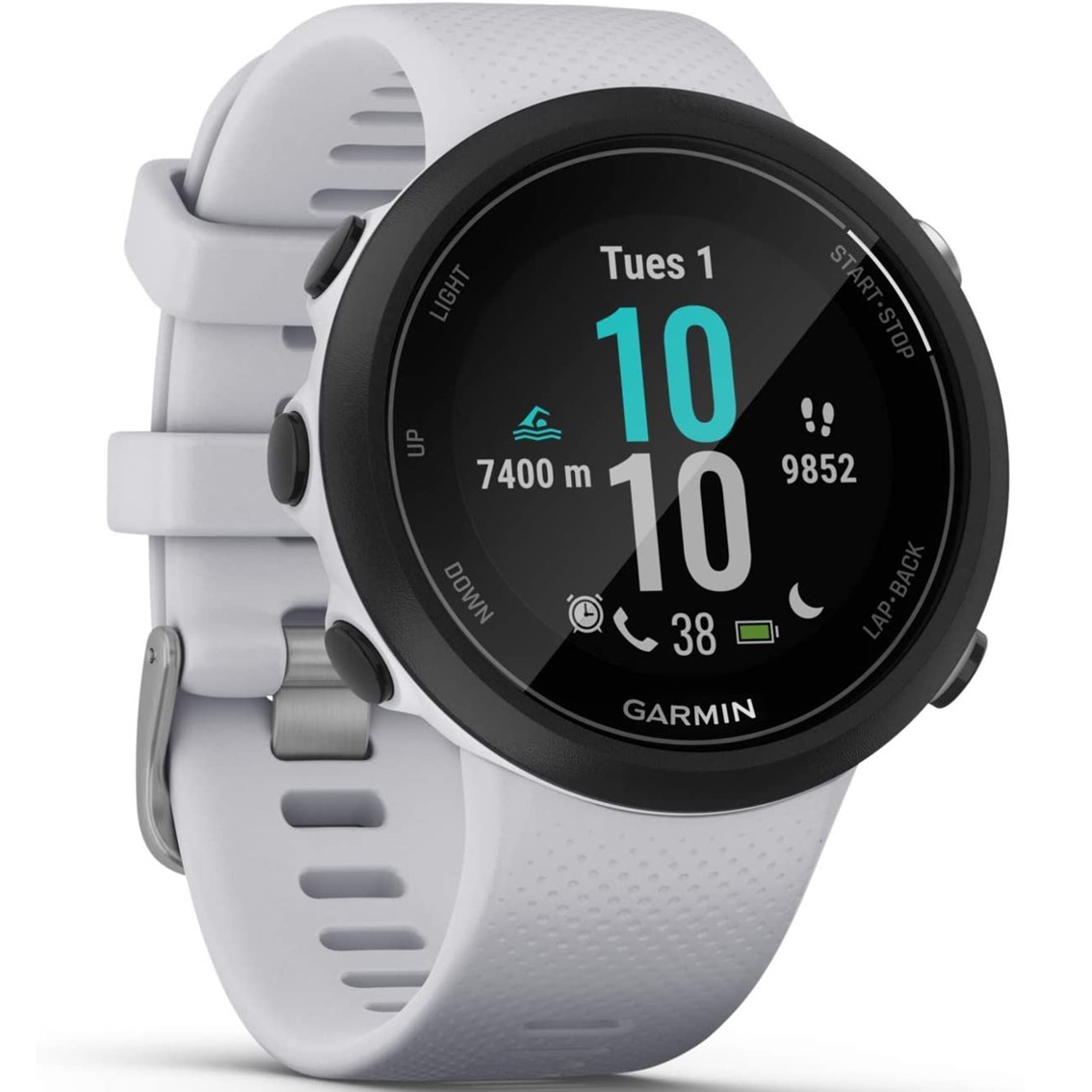 Reloj Smartwatch Garmin Sport Watch Blanco F.cardiaca / Gps / Glonass / 42mm  / Bluetooth / 5 Atm | Dynos