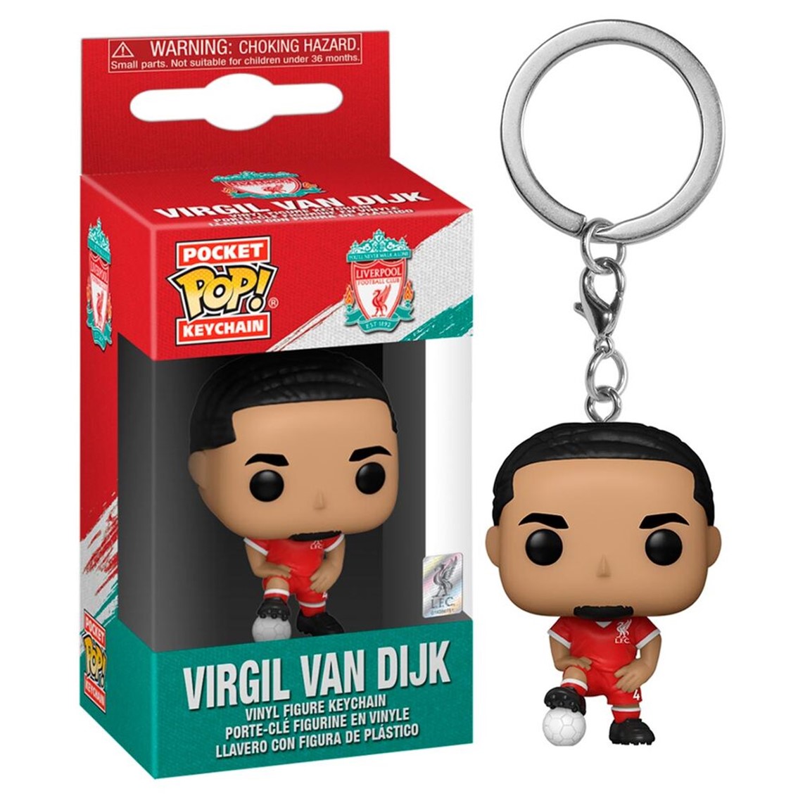 Funko Pop Keychain Llavero Deportes Futbol Liverpool Virgil Van Dijk 52191  | Dynos